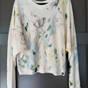 Floral Print Sweater